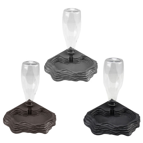 Automatic Refilling Reptile Drinker Water Dish Bowl-brown 1
