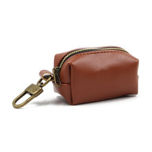 Tragbarer Hundekotbeutel-Spender für Reisen und Outdoor,-braun