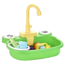 Parrot Bath Tub Automatic Bathtub with Faucet Bathing Box-Green