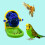 Distributeur de nourriture pour oiseaux de compagnie,-B 4