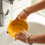 Single Raised Detachable Elevated Stand Dog for Cat Bowl-orange 4