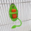 Cage Basket Parrot Feeder Plastic Hanging Food Container Bird-A 7