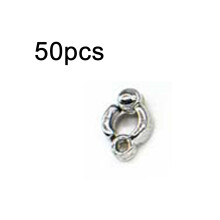 50Pcs Bird Foot Ring Alloy Leg Rings Active Opening Metal-4