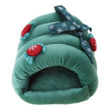 Klein dier Winterbed Pluche Huis Schuilplaats Kerst Design-XL