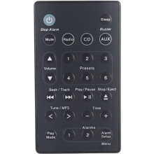 Pilot zdalnego sterowania kompatybilny z soundbarem BOSE Sound Touch, nie wymaga konfiguracji, technologia podczerwieni, szeroki kąt sterowania,