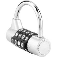 High Security Lock, Environmental Resistance, 4-Digit Dial Digit Number Combination for Gym Lockers and Beyond