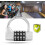 Resettable Password Lock, Zinc Alloy Construction, Heavy Duty Security Padlock for Versatile Use 4