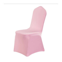 Machine Washable, Universal Fitted Chair Cover for Wide Application, 2 Pieces Rose