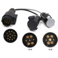 Way RV - 4 vezetékes lapos adapter, innovatív hibaelhárító LED-ek az utánfutó gyors működésének teszteléséhez