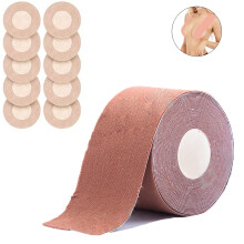 Lepicí páska na zpevnění prsou pro maximální zvednutí, silná, ale jemná, ideální pro malá i velká prsa, bez kostice, mizí zarudnutí.