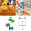 Ensemble de 7 pièces de jouets d'entraînement pour oiseaux, 3