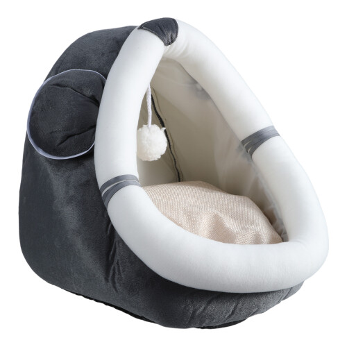 Panier chaud pour animaux de compagnie, lit pour chats, avec-S