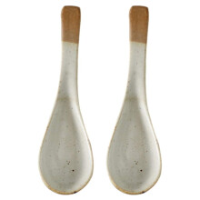 Fint håndværksmæssigt suppeske, asiatiske suppeskeer ergonomisk design sikrer glat kant uden grater, vintage suppeske til multifunktionelt service,