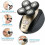 Multifunctional Bald Head Shaver: Universal Compatible 5 Blades Head, Self-Sharpening Technology, Comfortable Close Shave 2
