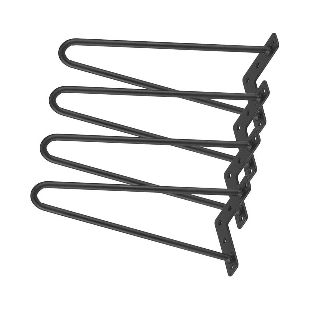 Stylish Diy Furniture Project Legs, Classic Design Hairpin Legs With Anti-Rust Coating, High-Quality And Sturdy Construction For Long-Lasting Use, 9340959442041