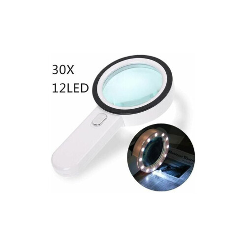 Μεγεθυντικός φακός με φώτα LED, βοήθημα ανάγνωσης για την εκφύλιση της ωχράς