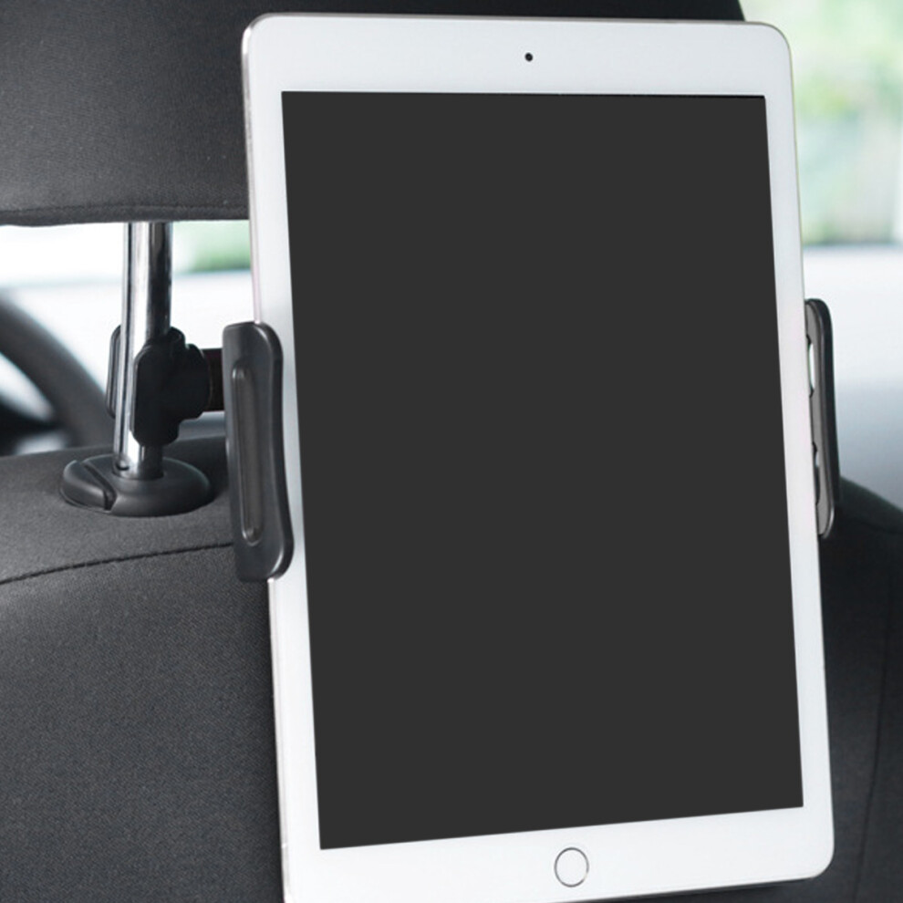 Versatile Entertainment Hub, Universal Compatibility 360 Degrees Rotation Car Headrest Mount For Devices 4.7"-10.5", Soft Rubber Linings Flexible Arm 9169997149169