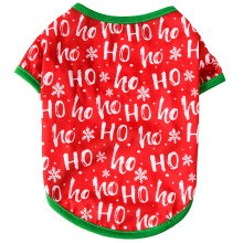 Holiday Pet Vest Shirt Santa Clause Snowman Gingerbread-XS HOHO