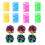 14 Pcs Crackle Lightweight Safe Interactive Fun for Play Toys 1