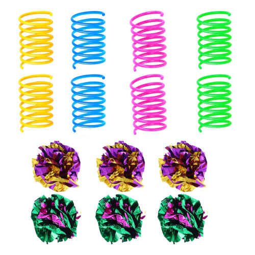 14 Pcs Crackle Lightweight Safe Interactive Fun for Play Toys