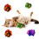 14 Pcs Crackle Lightweight Safe Interactive Fun for Play Toys 5