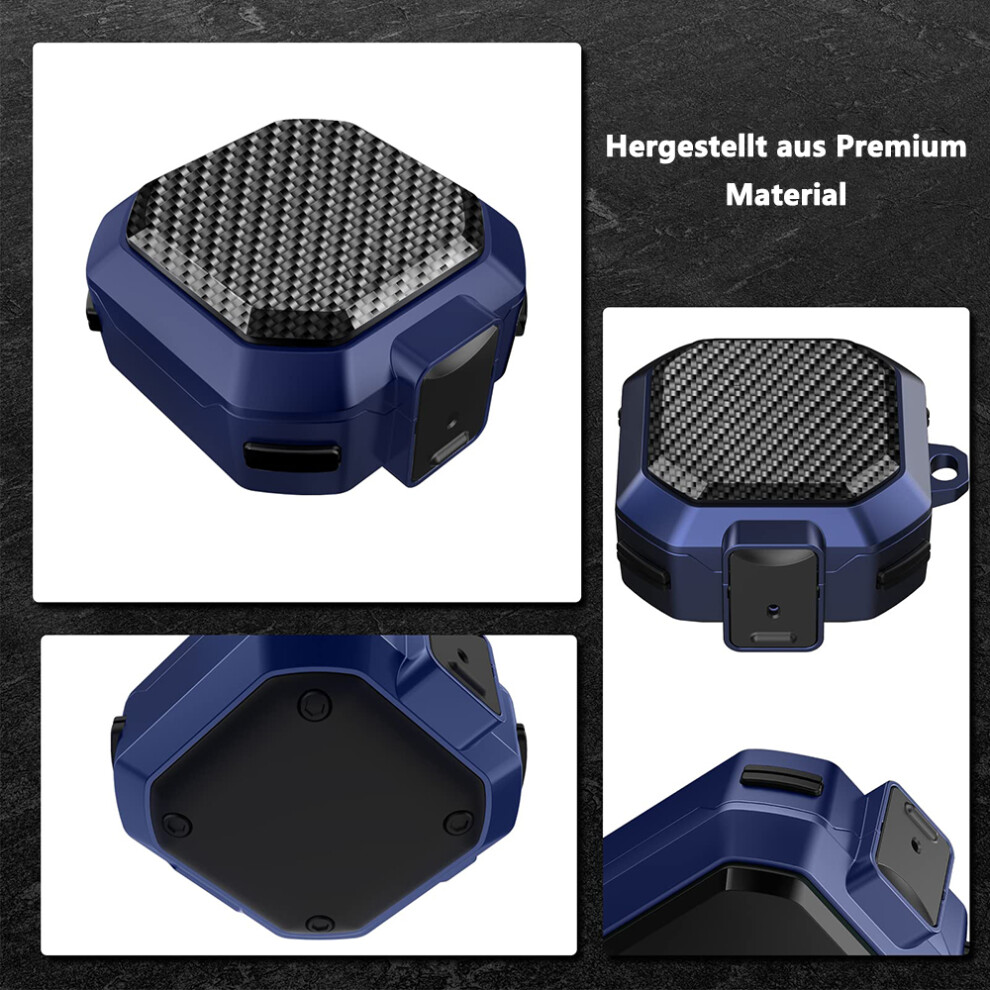 Elevate Your Audio Experience: Military-Grade Shockproof Carbon Fiber Case For Your Galaxy Buds Pro 2, Tpu Air Cushions Offer Unmatched Protection 9169997139856