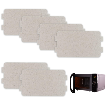 Placas quadradas de mica para isolamento térmico, capa para guia de ondas em fornos de micro-ondas, placas de mica de isolamento de alta temperatura