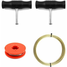Kit de herramientas para desmontar parabrisas de coche con alambre de acero, herramientas completas para el servicio de cristales de automóviles,