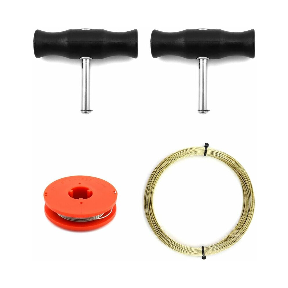 Car Windshield Removal Tool Kit With Steel Wire, Complete Tools For Auto Glass Service, Universal Removal Tools With Ergonomic Design, No Damage 9004841848747