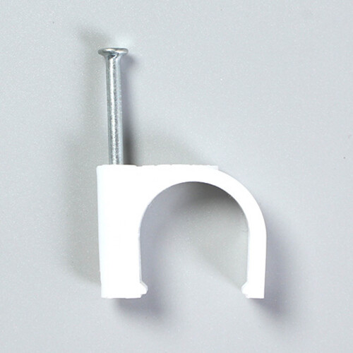 100 Pack 5mm Cable Fixing Clips for Tidy Cord Arrangement - Easy Install 2