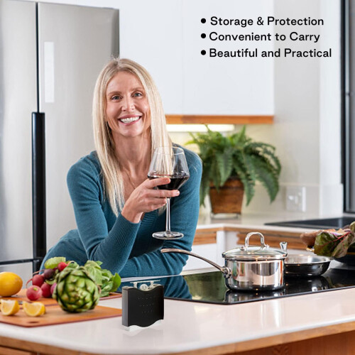 Personal Condom Dispenser with One-Hand Operation, Efficient Toothpick Dispensing for Quick and Easy Use 2
