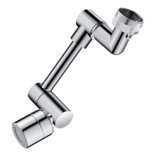 Dual-function Sprayer Faucet Extender, Robotic Arm Ensures Fun And Practical Fountain Effect For Bathroom And Kitchen