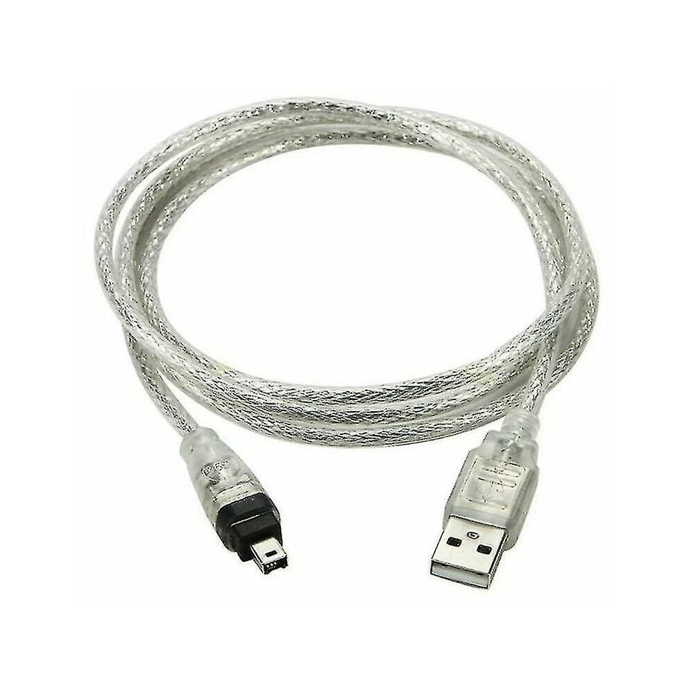 Firewire Cable, Ieee 1394 Connector For Camcorder, Computer Interface With Reversible Connector, Supports Transfer Rates Up To 400 Mbps, 120Cm 9405630572339