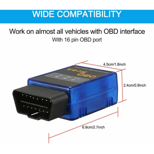 Elm327Car Diagnostic Scanner: Εργαλείο σάρωσης Bluetooth OBD2 για συσκευές Android, που ενισχύει τα 2