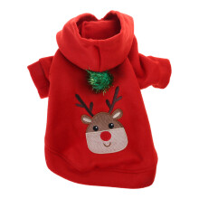 Christmas Small Dog Sweaters Winter Pet Dog Clothes-M Hoodie