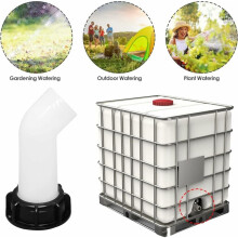 Onderdelen voor IBC-containers met grove schroefdraad voor verbeterde regenwateropvang, veilig materiaal voor langdurig gebruik.