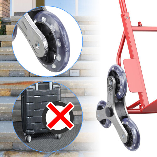 Replacement Wheel Stair Climbing Wheel for Foldable Shopping & 1