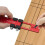 Righello da falegnameria da 160 mm in alluminio con guida e blocco – Preciso e resistente 4