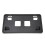 Front License Plate Bracket FO1068185 for Ford 2021-2022, ABS Support 6