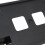 Front License Plate Bracket FO1068185 for Ford 2021-2022, ABS Support 2