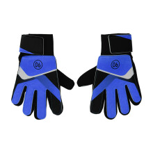 Kinder Torwarthandschuhe Kinder Fußball Torwart-Handschuhe Anti-Rutsch Blau 17-18cm