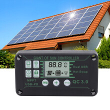 10A MPPT Solarladeregler für Wohnmobil, Boot, Anhänger, 12V/24V