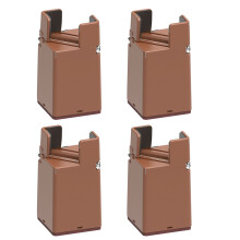 4 Stück verstellbare Möbel-Stuhlfüße,-Befestigte Stuhlfüße b