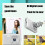 2.4in Screen Portable Camera 8X Zoom Anti Shake Point-White 6
