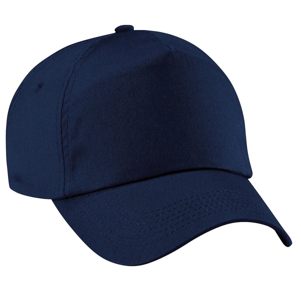 Beechfield (One Size, French Navy) Unisex Plain Original 5 Panel Baseball Cap Blue,Multicoloured