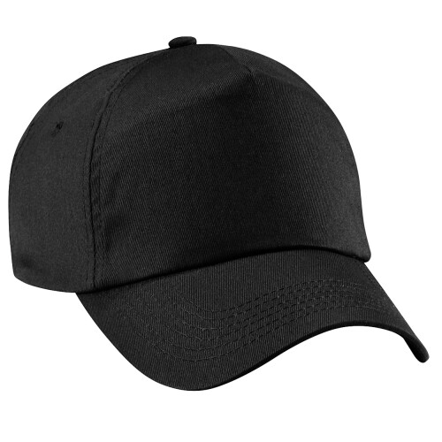 (One Size, Black) Beechfield Unisex Plain Original 5 Panel Baseball Cap