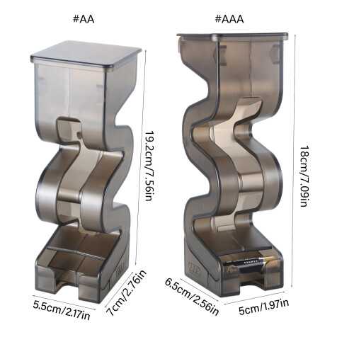 Vertical Battery Holder With Magnetic Power Tester-AA battery 1
