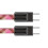60-W-Schnellladekabel USB-Typ-C-Datenkabel Tragbares-Retro-Rosa 1