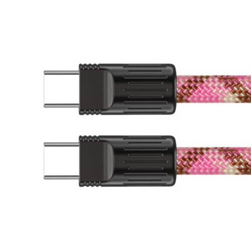 60W Type C Quickly Charge and Data Cable Highly-Retro pink