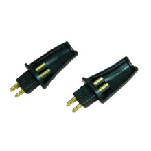 MMCX/2-pins kabel vrouwelijk (kabelzijde) connectoren voor-Zwart